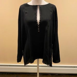 Black studded tunic